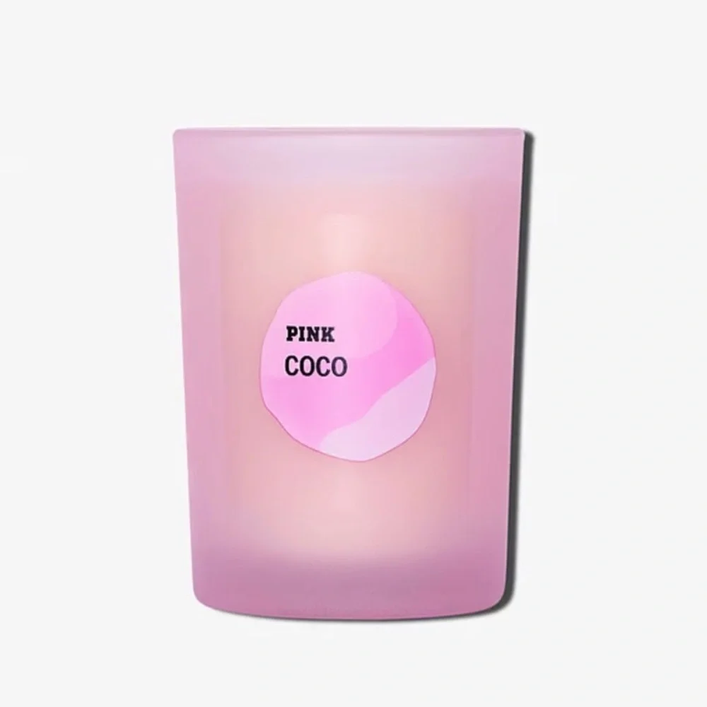 Victoria’s Secret PINK COCO Glass Candle GORGEOUS